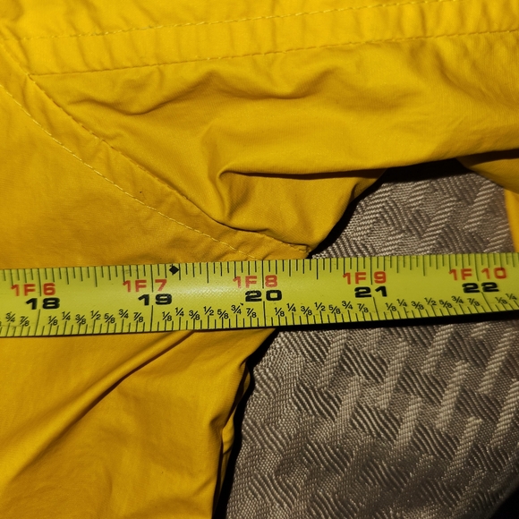 ATHLETA Outbound Anorak Classic Yellow Hooded Rain Jacket Women Sz S Cinch Back - Picture 7 of 7